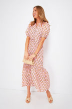 Pink Little Marigolds Lucy Dress