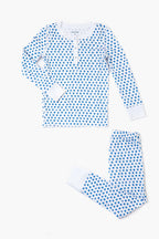 Blue Kids Hearts Pajamas