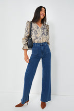 Yaffe Print Jessie Top