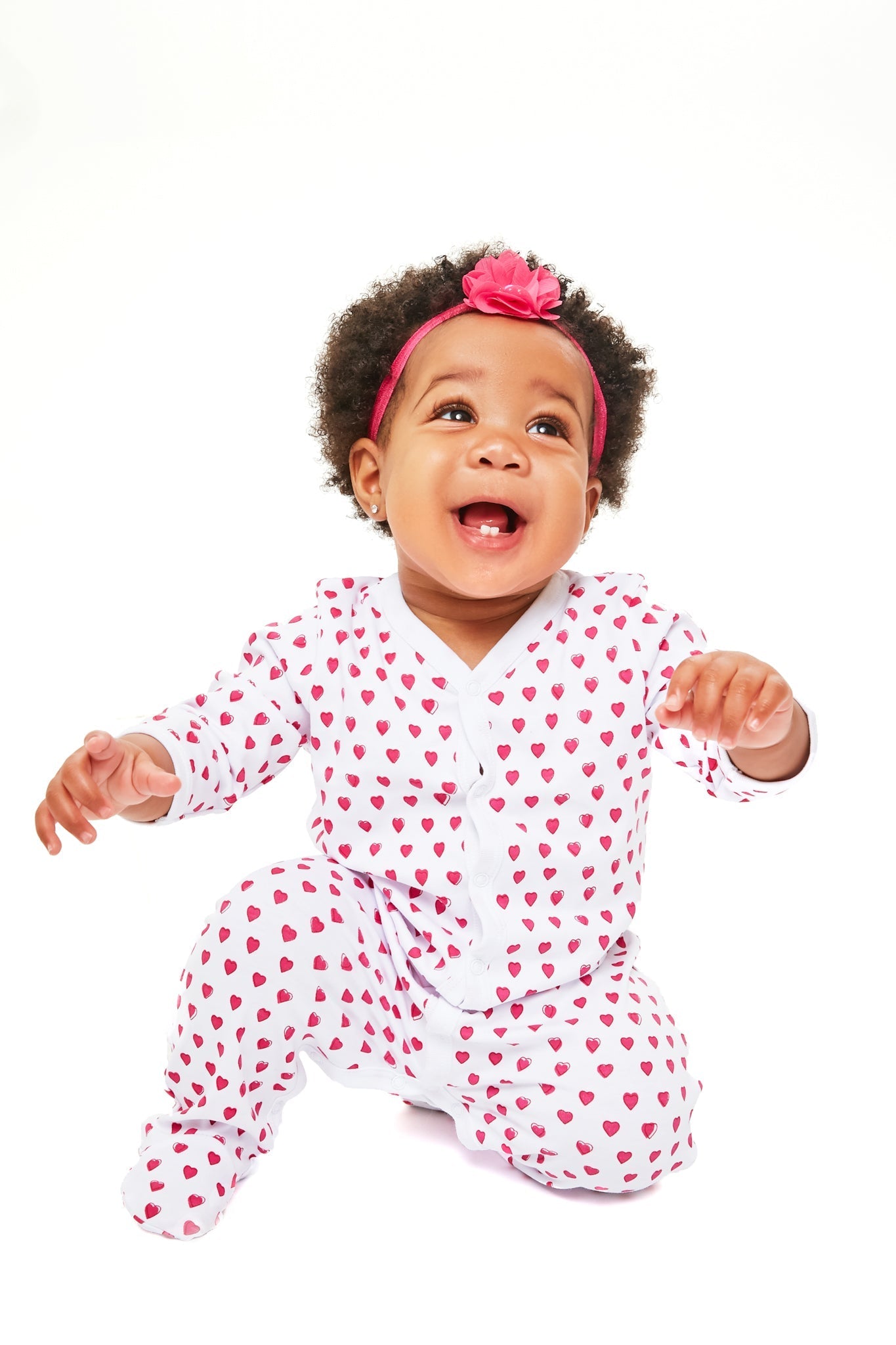 Pink Infant Hearts Pajamas