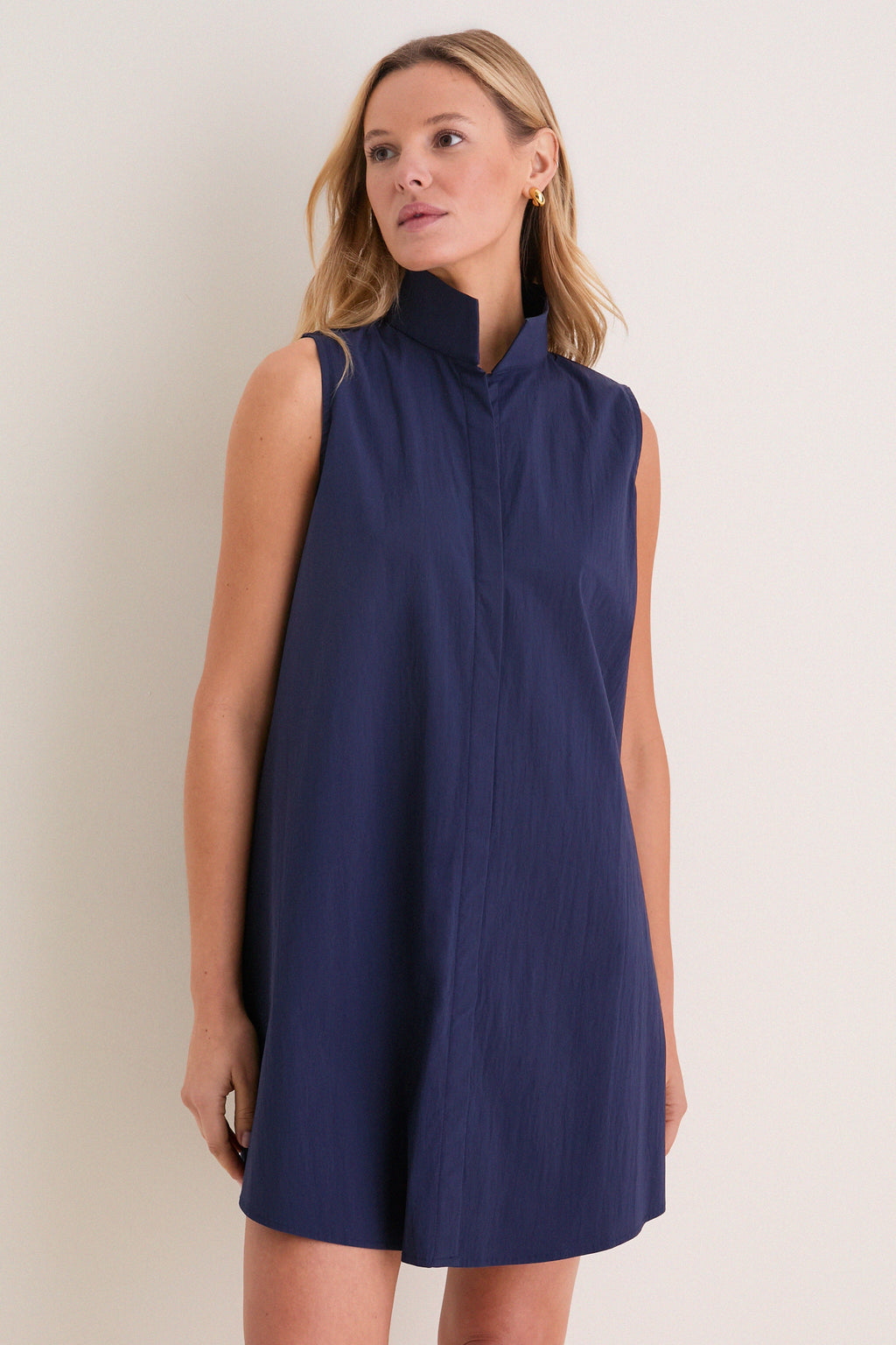 Navy Sleeveless Charlie Dress