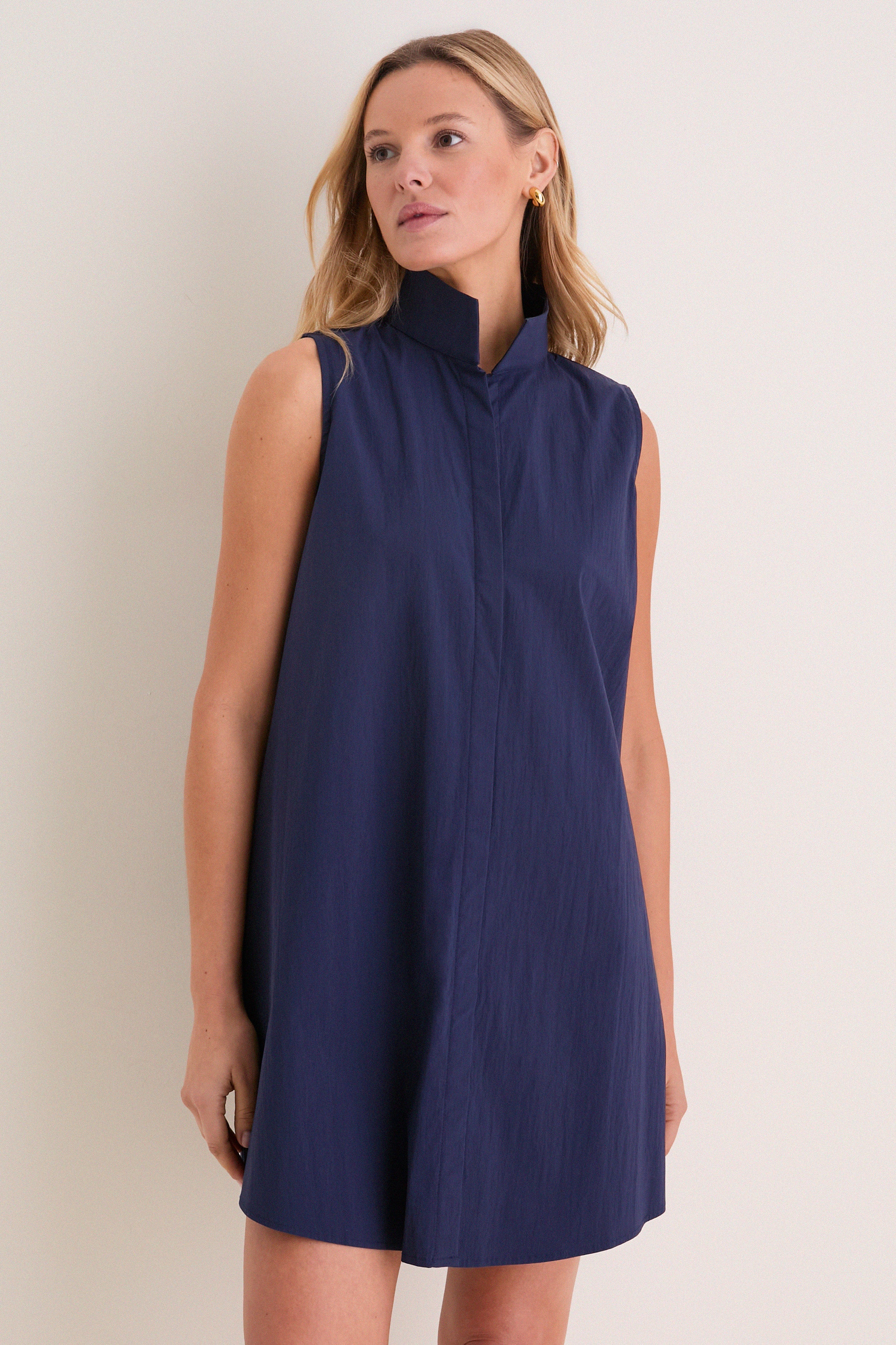 Navy Sleeveless Charlie Dress