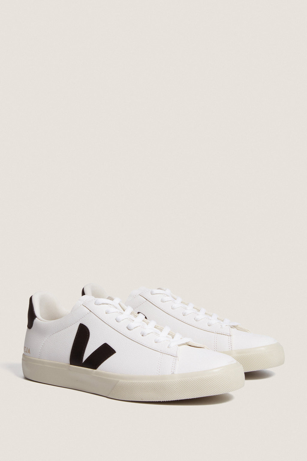 Mens Extra White Black Campo Sneakers
