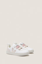 Kids Multicolor Extra White Shiny Small V-10 Sneakers