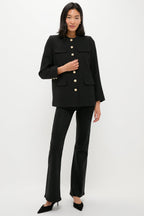 Black Tweed Jennings Jacket