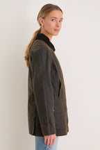 Classic Olive Beadnell Wax Jacket