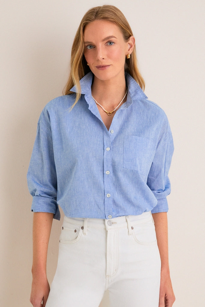 Chambray Adair Boyfriend Shirt