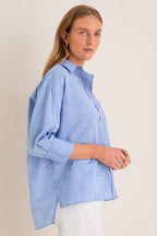 Chambray Adair Boyfriend Shirt