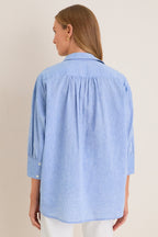 Chambray Adair Boyfriend Shirt