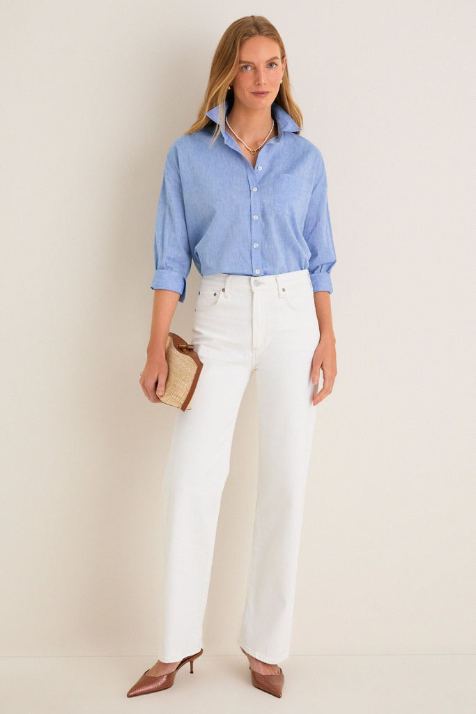Chambray Adair Boyfriend Shirt