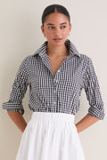 Black Gingham Long Sleeve Icon Shirt