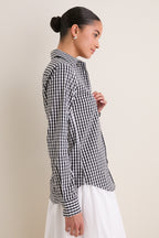 Black Gingham Long Sleeve Icon Shirt