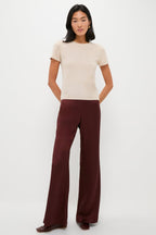Sandstone Cashmere Silk Katie Tee