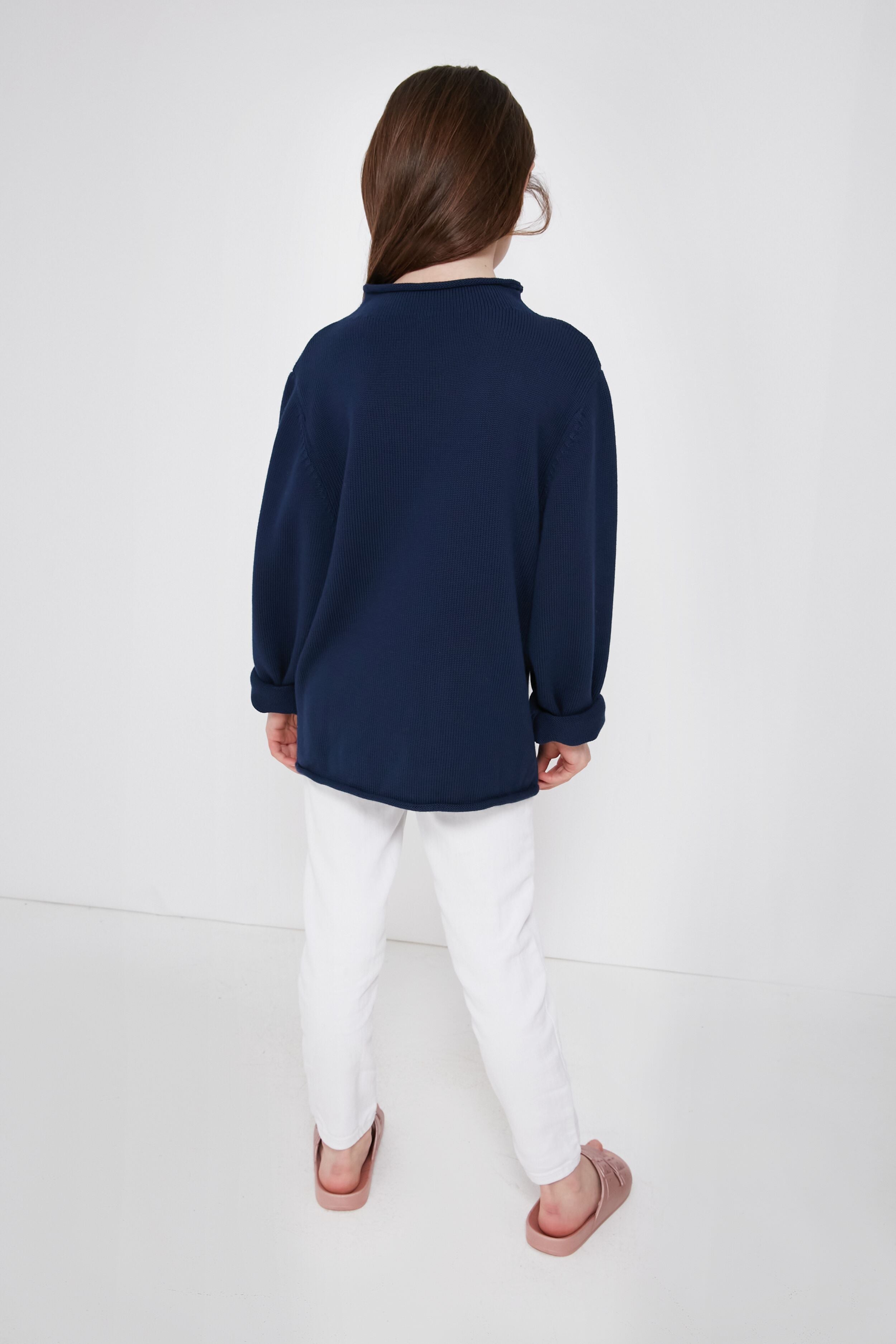 Kid's Navy Americana Sweater