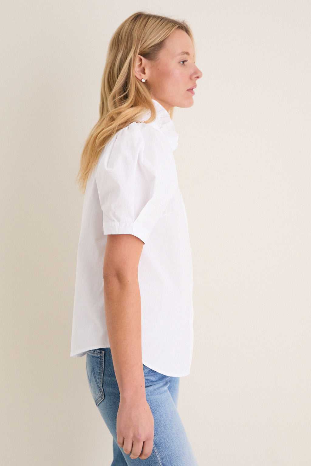 White Cotton Alicia Blouse