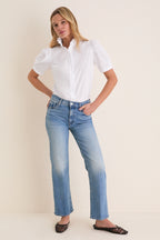 White Cotton Alicia Blouse