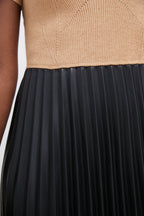 Black Mixed Media Tiffany Dress