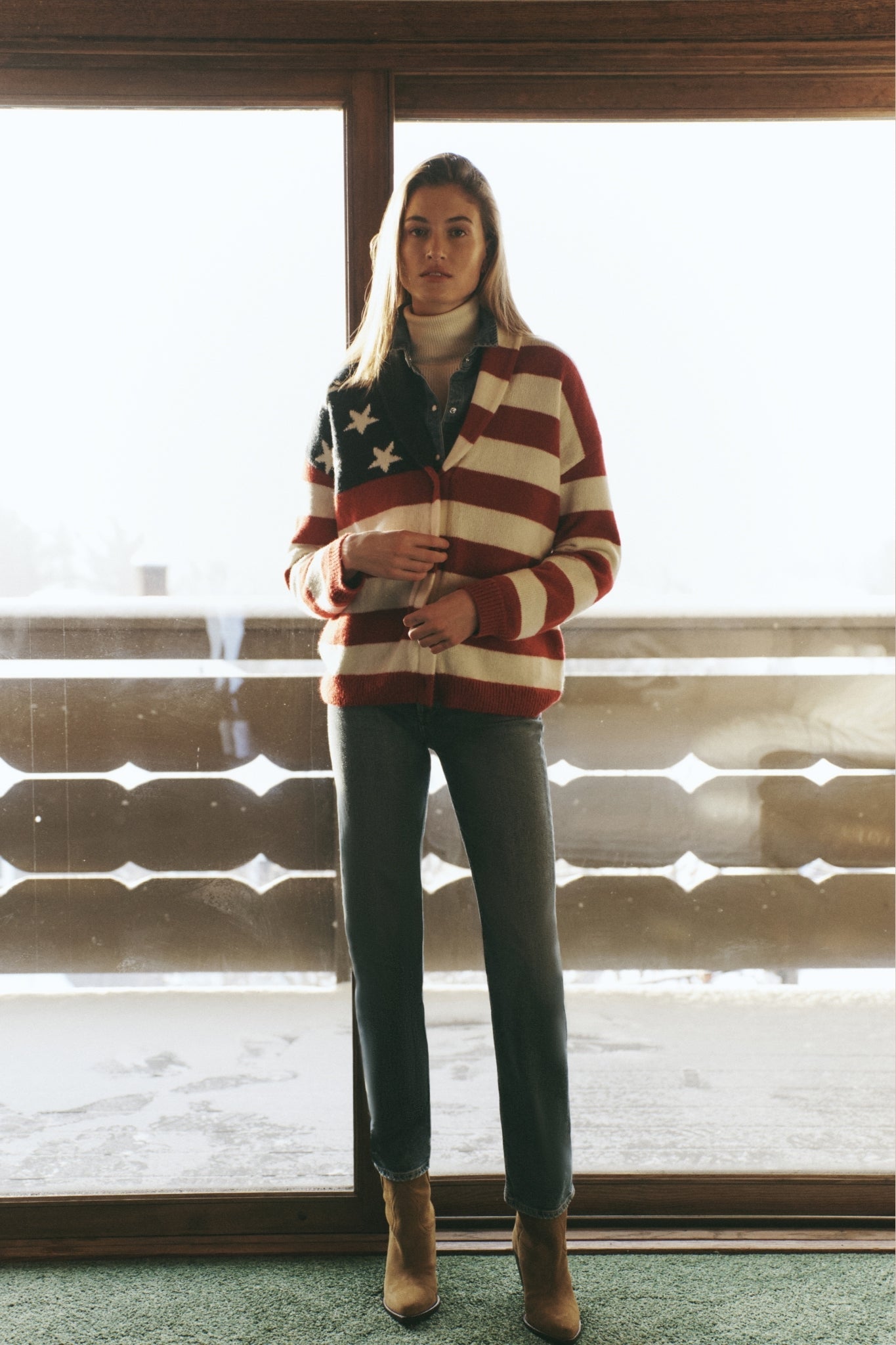 American Flag Lindsey Cardigan