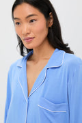 Cornflower Gisele Long PJ Set