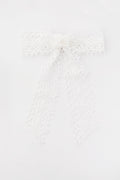 Jennifer Behr x Julia Berolzheimer Ivory Marbella Bow Barrette