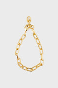 Gold Paperclip Chain Link Bracelet