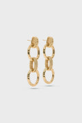 Cleopatra Regal Double Link Earrings