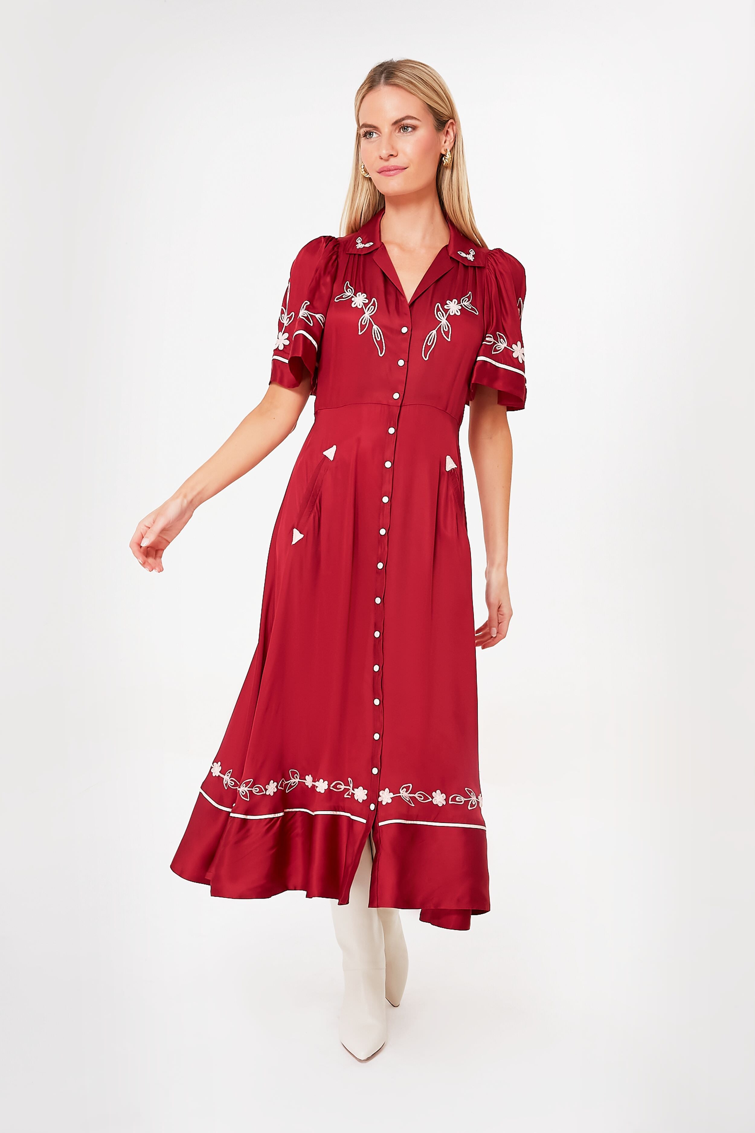 Rhubarb Western Bridge Dress