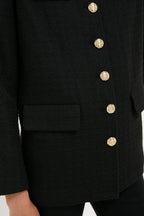 Black Tweed Jennings Jacket