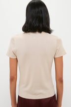Sandstone Cashmere Silk Katie Tee