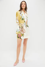 Multi Oleander Mini Dress