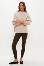 Chocolate Brown High Rise Compression September Leggings