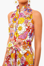 Good Vibes Pink Biba Cotton Dress