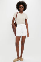 White Ruth Shorts