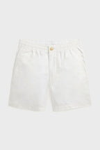 Deckwash White Parachute Twill Relaxed Fit Easy Short