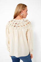 Cream Rosenberg Blouse