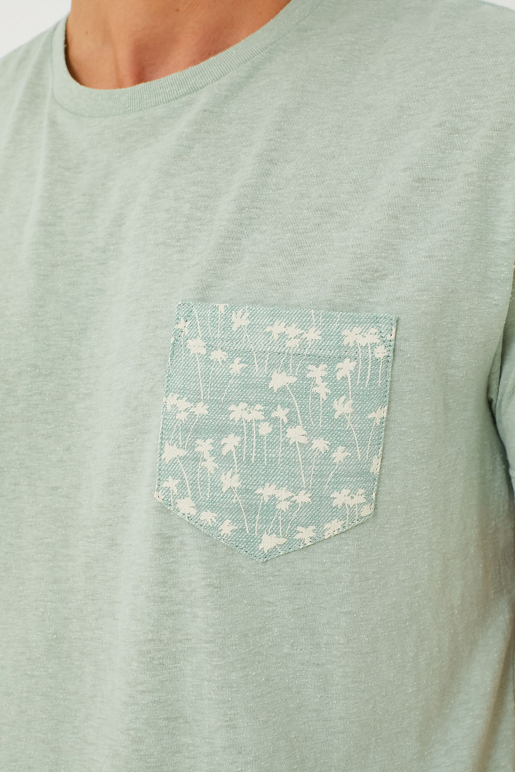 Iceberg Green Signature Pocket Tee