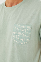 Iceberg Green Signature Pocket Tee