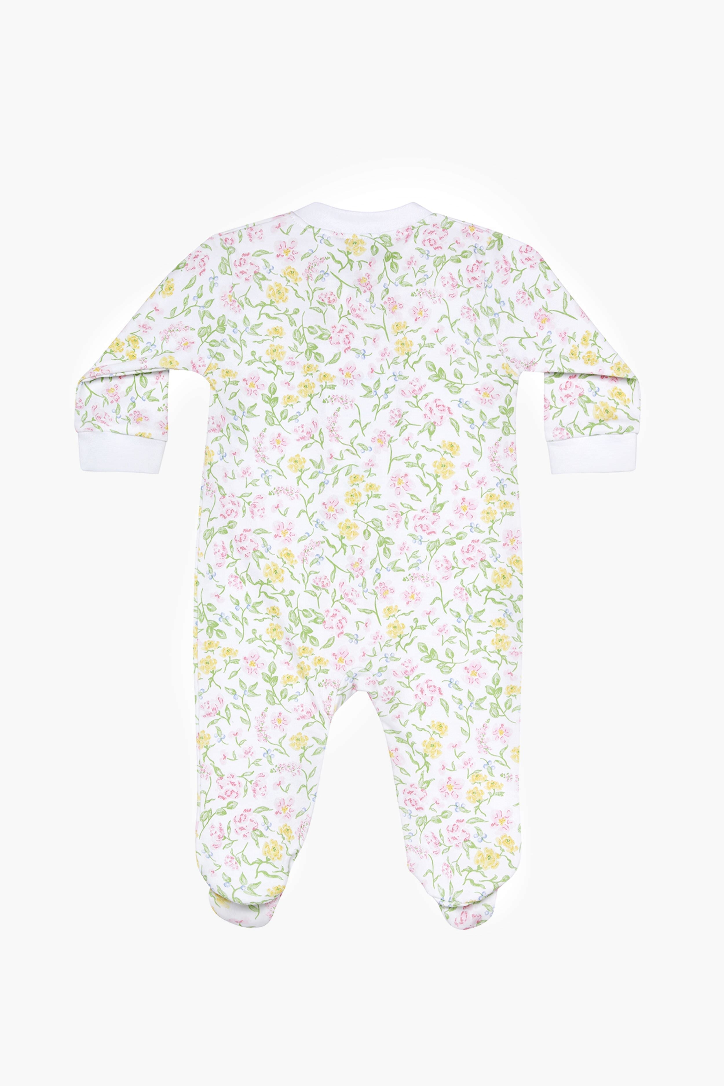 Berry Wildflowers Zipper Footie
