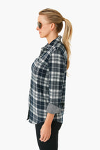 Navy Plaid Legend Sweater Shirt