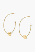 Small Flower Hoop-La Earrings