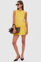 Citrine Suede Dakota Mini Dress