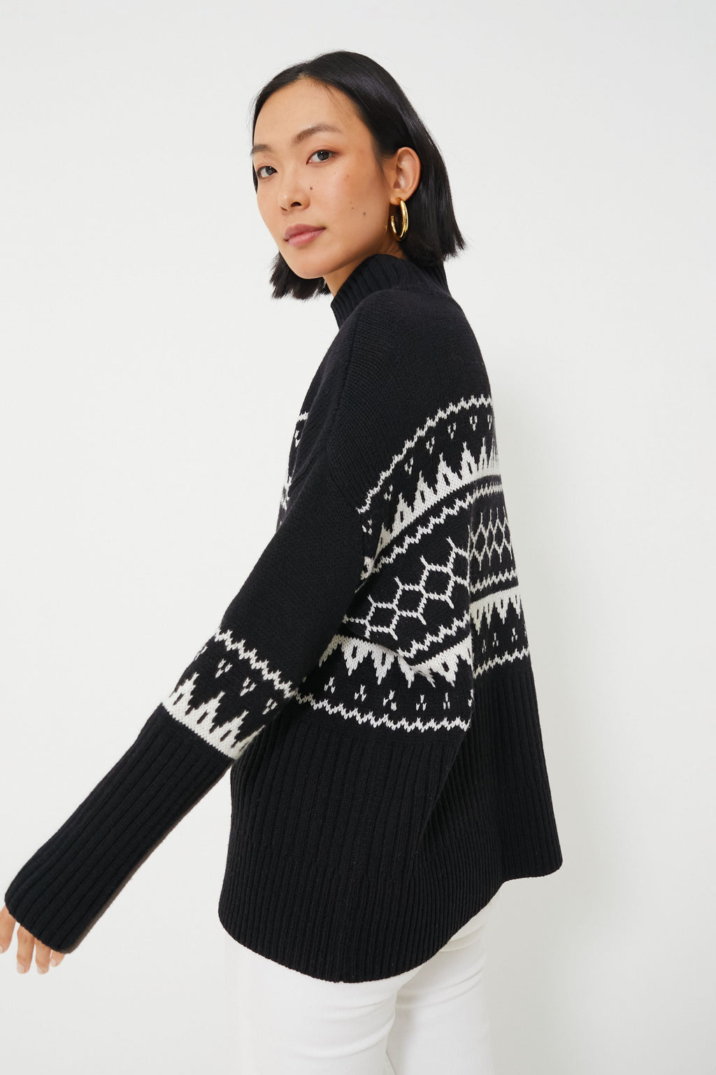 Black Pine Knit Sweater