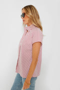 Red Stripe Rae Blouse
