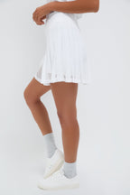 White Cane 15 Inch Williams Tennis Skirt