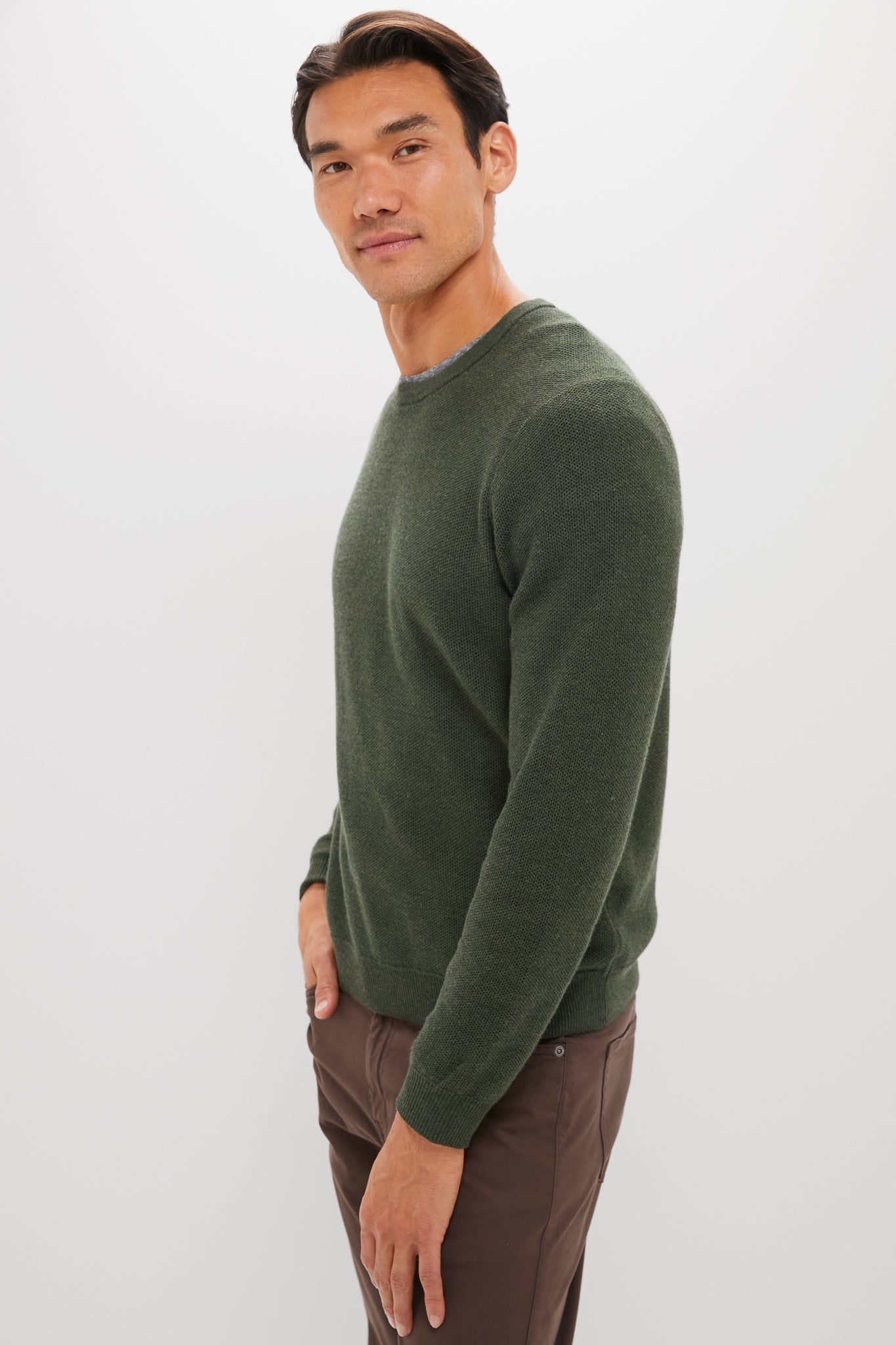 Barbour Green Sweater Tee