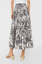 Heron Evening Blue Tavira Skirt