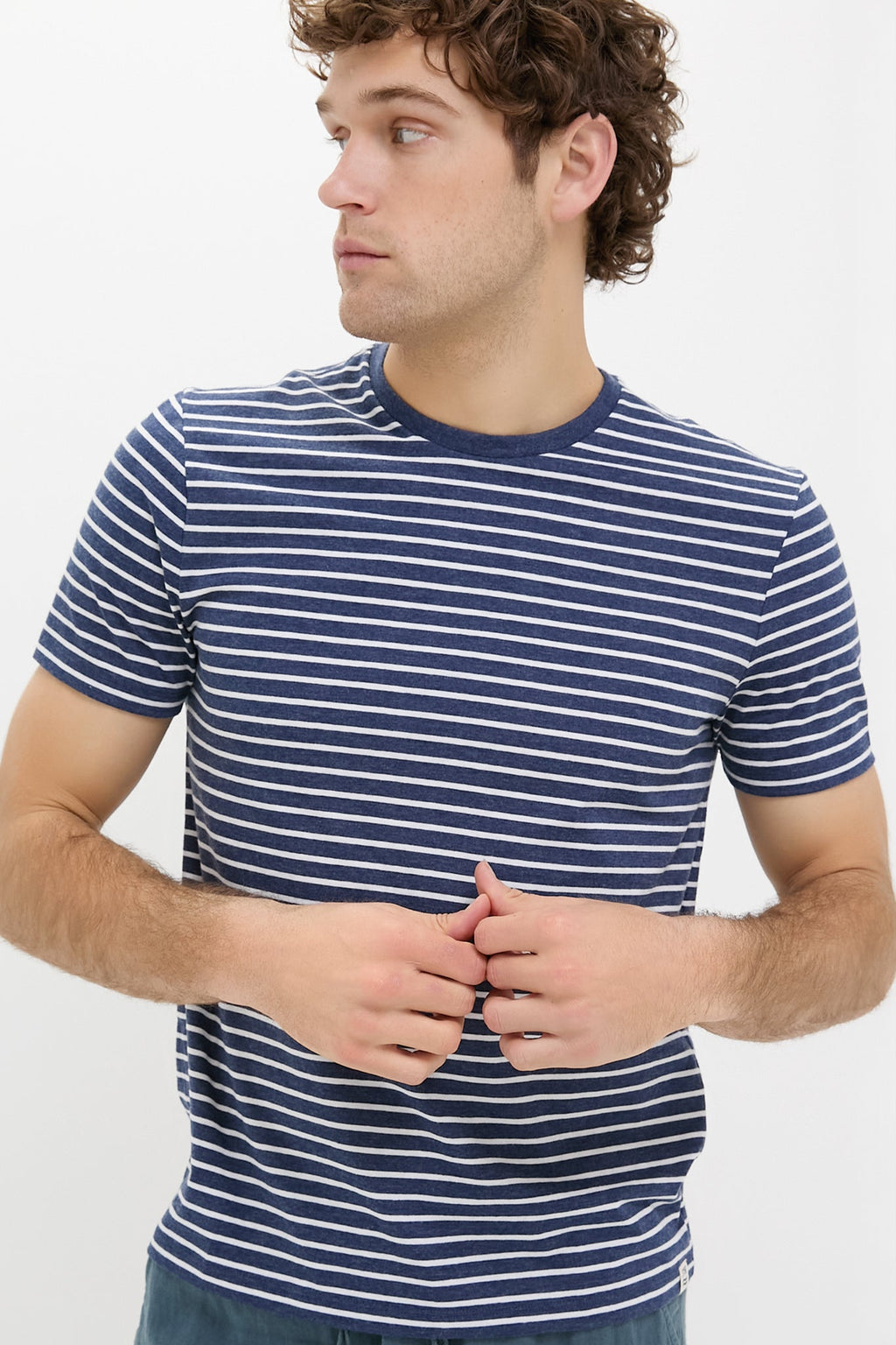 Navy Sailing Stripe Kismet Tee