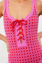 Orchid Cane Palm Springs Tie Maillot