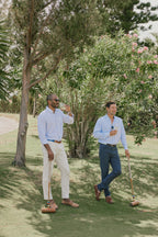 White Gayle Summer Soft Cotton Sport Shirt