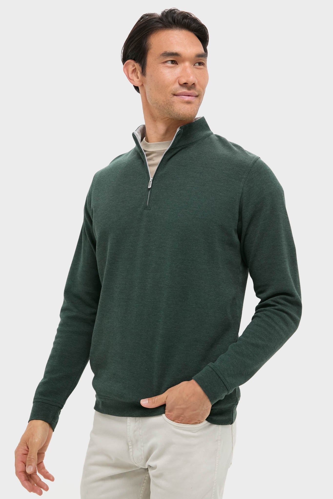 Deep Verdant Crown Comfort Pullover